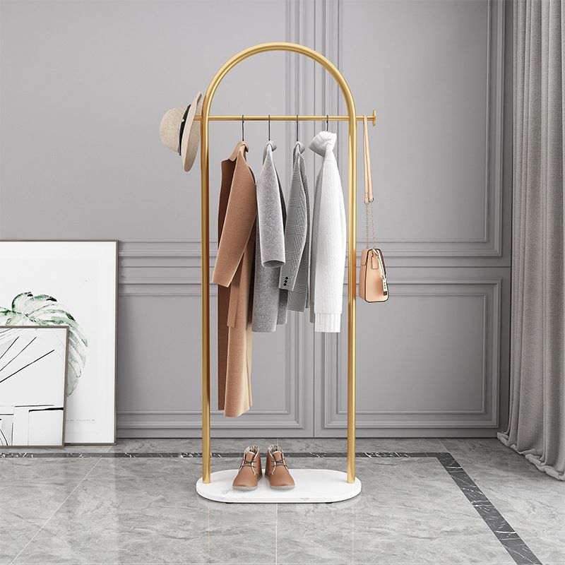 Contemporary Coat Rack Metal Free No Distressing Standing Hall Tree Coat Hanger