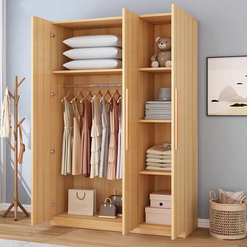 Modern Style Wardrobe Armoire Wood Wardrobe Closet With Doors