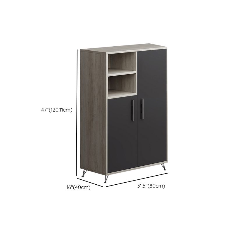 Modern Filing Cabinet Wood Lateral File Cabinet with Locking Storage