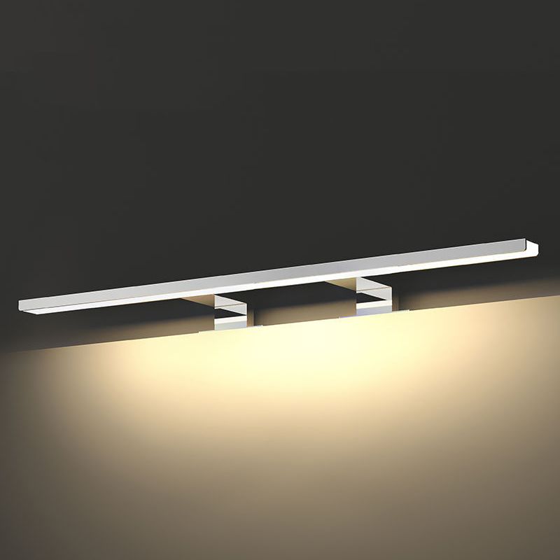 Linear Vanity Light Modern Metal 1 Light LED Mirror Light for Bathroom