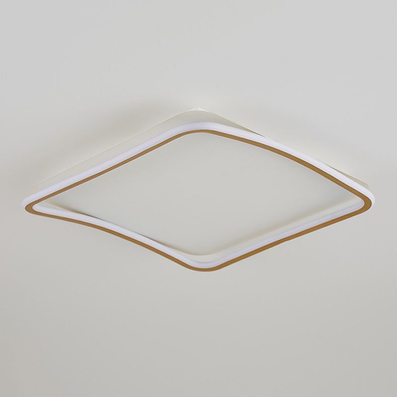 Gold Modernist Flush Mounted Ceiling Lights LED Flush Mount Lighting for Living Room