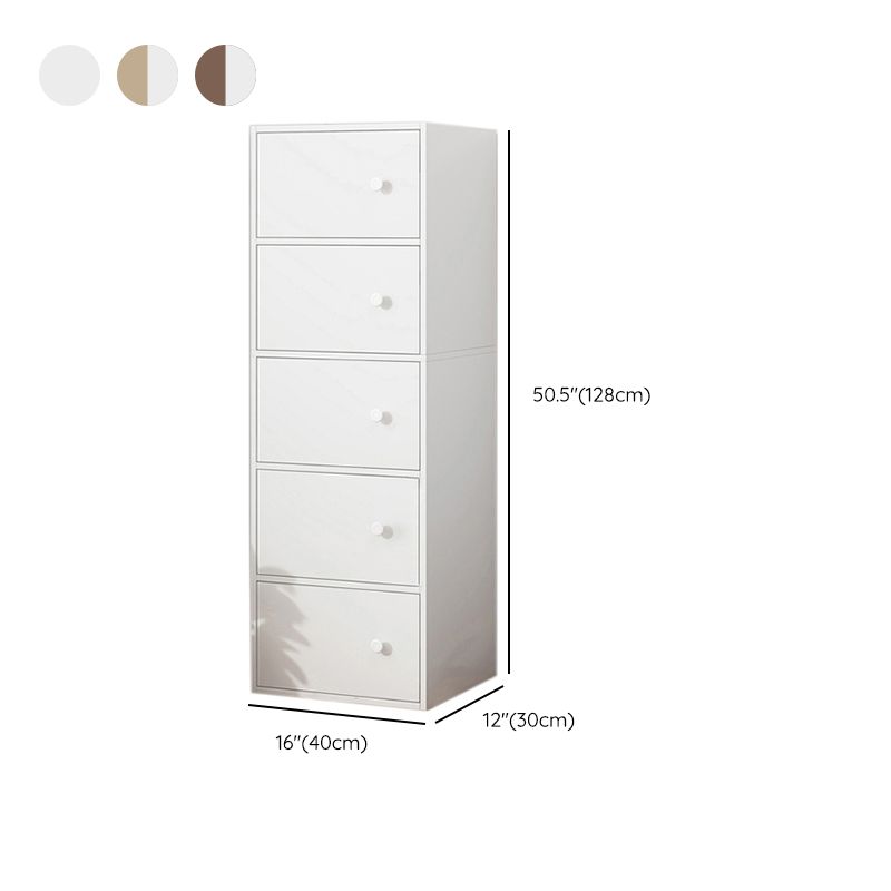 Contemporary Manufactured Wood Accent Cabinet Rectangle Knobs Accent Cabinet