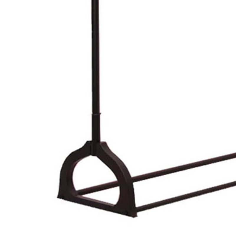 Industrial Coat Rack Free Standing with Rod Metal Hall Stand Hallway