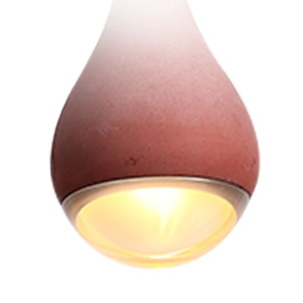 Style de style moderne Shade Hanging Light Ciment 1 Light Hanging Lamping for Restaurant