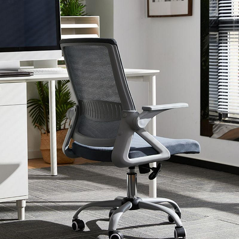 Modern Office Chair Tilt Mechanism No Distressing Ergonomic Chair with Wheels