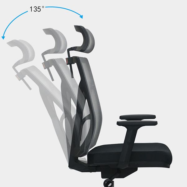 Modern Computer Chair Adjustable Armrest Chair Lumbar Support Chair