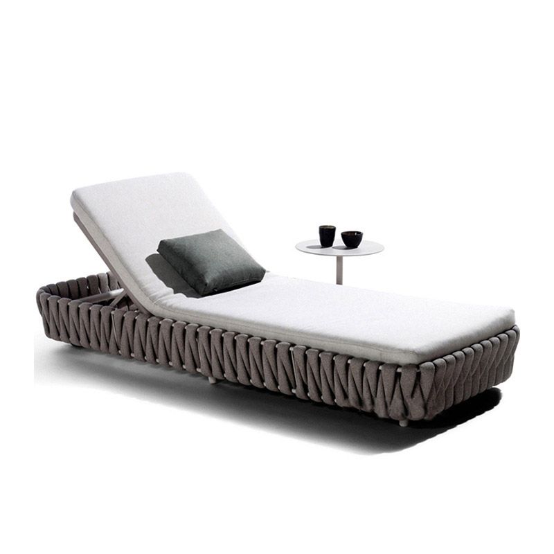 Contemporary Water Resistant Patio Sofa Aluminum Outdoor Patio Sofa