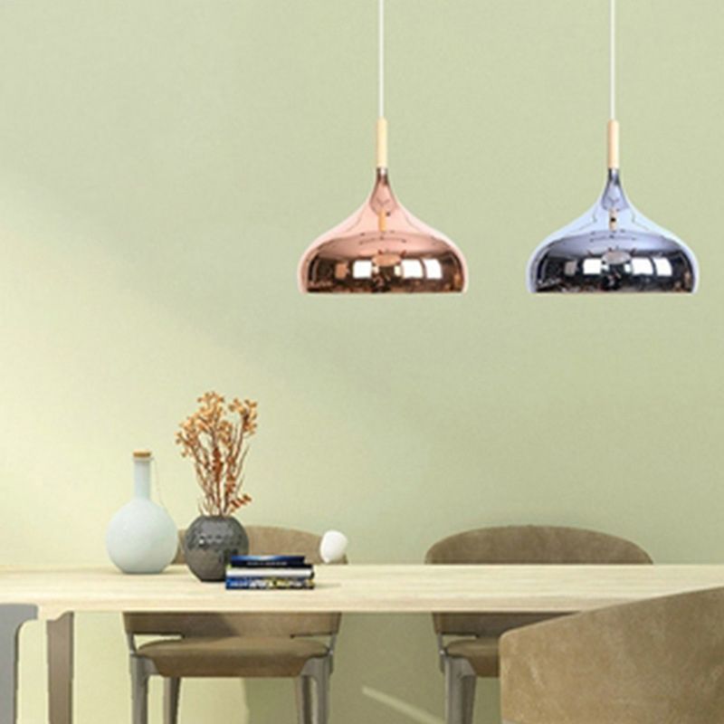 Droplet 1 Light Pendant Light Fixture Industrial Metal Hanging Pendant Lights for Restaurant