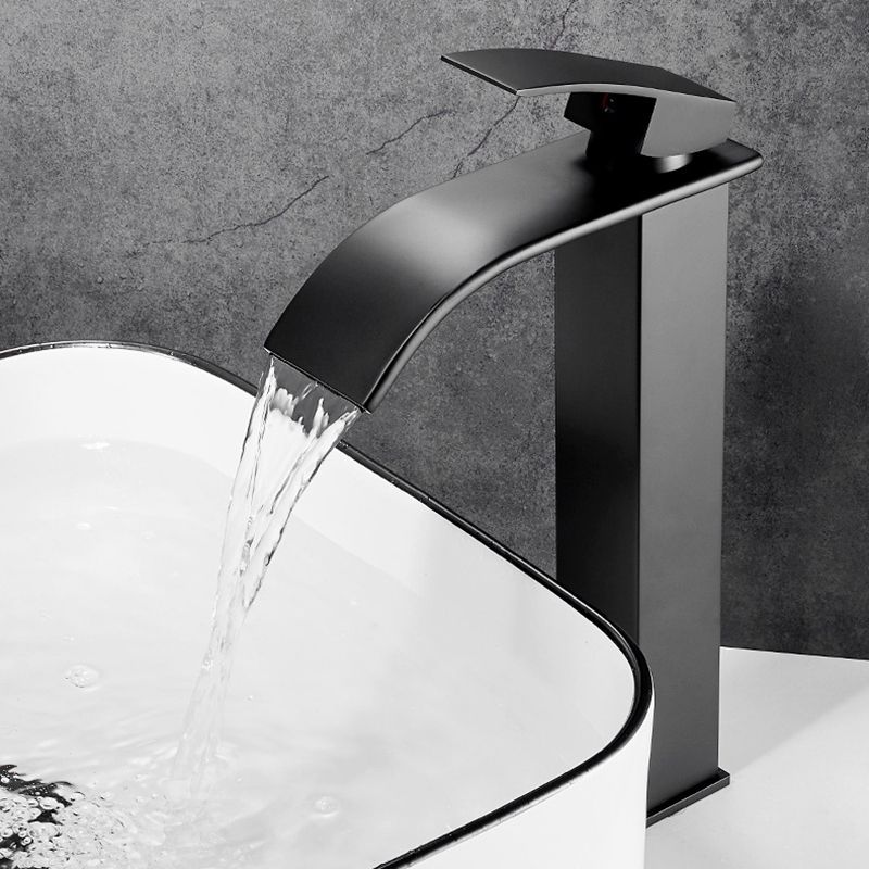 Vessel Sink Faucets One Lever Handle Modern Faucets for Bathroom