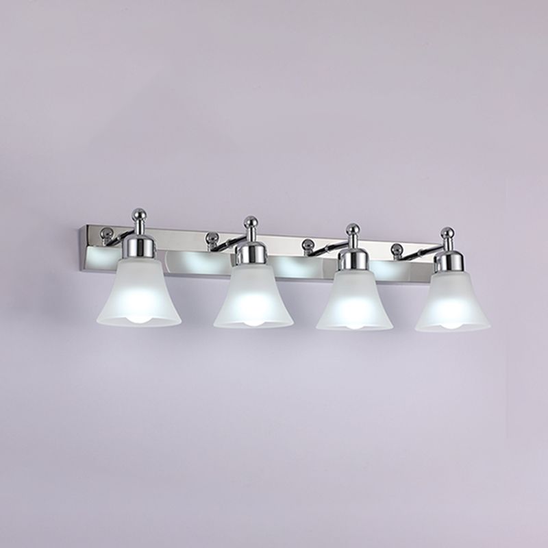 Modern Simple Makeup Mirror Light Nordic Bathroom Stainless Steel Mirror Lamp Fixture