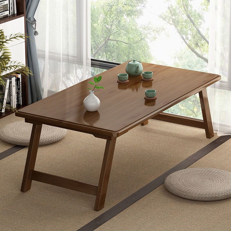 Contemporary Style Engineered Wood Desk Rectangle Folding Desk