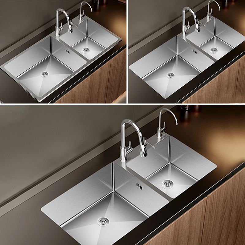 Classic Sink Set Stainless Steel Friction Resistant Sink Set for Kitchen