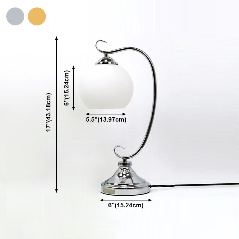 Modern Style Table Lamp Metal Flower Desk Lamp Fixture for Bedroom