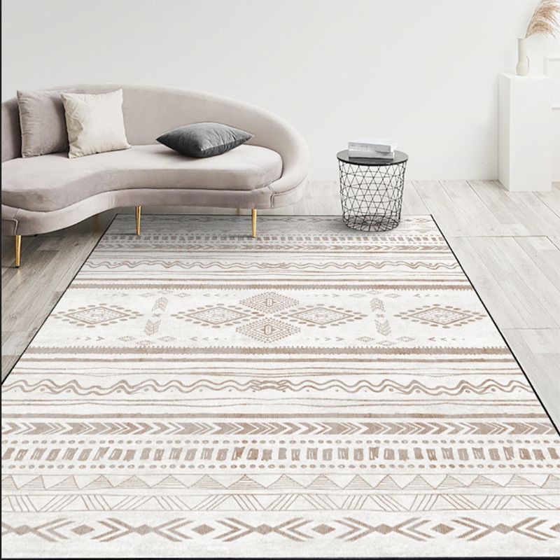 Boho tribale totem tapijt klassiek polyester tapijt vlekbestendig binnenvleed voor woningdecoratie