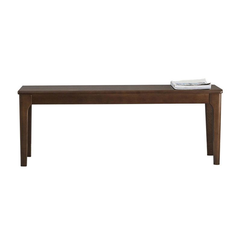 Contemporary Home Bench Solid Wood 17.7" Height Seating Bench with Legs