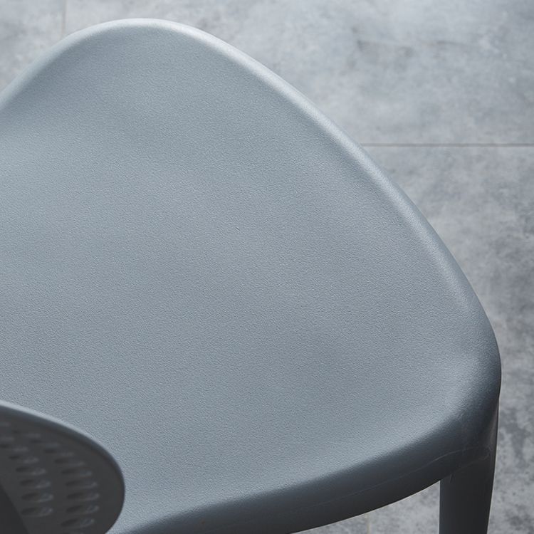 Chaise latéral en plastique moderne intérieur-extérieur