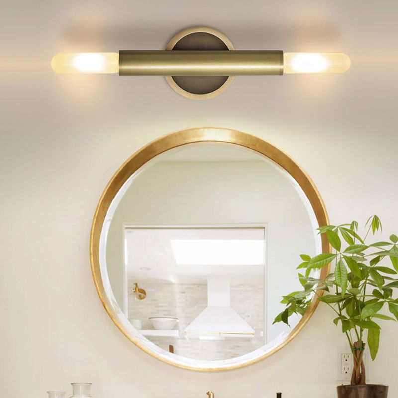 Contemporary Vanity Lights Brass Wall Light Fixtures for Bathroom