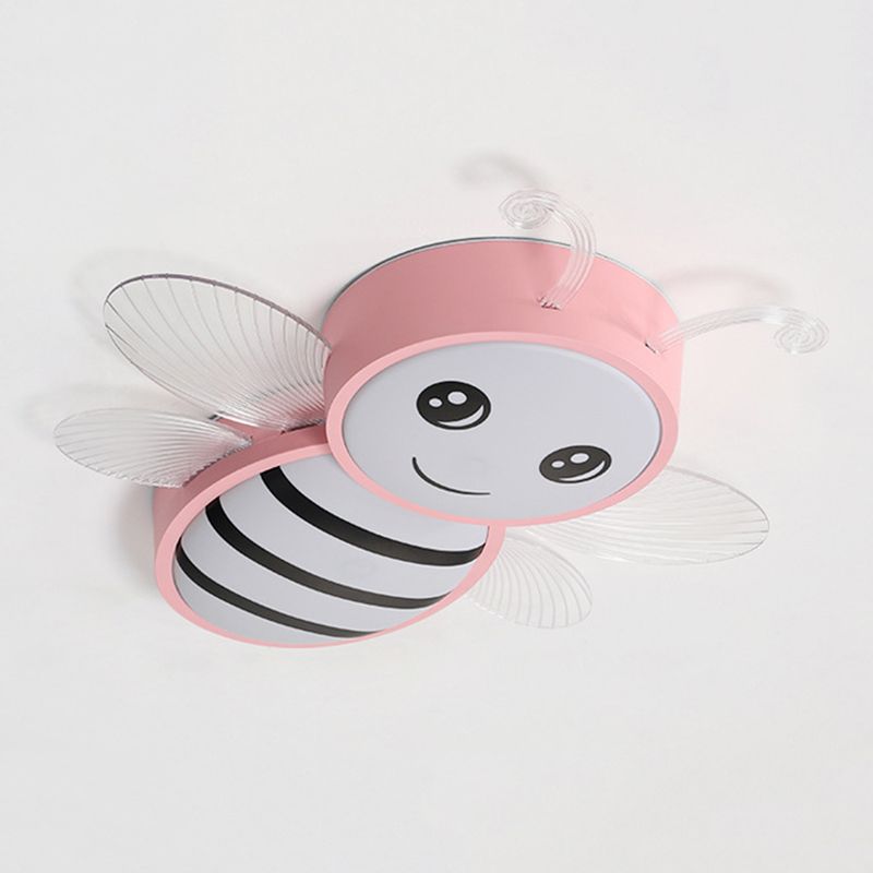 LED Ceiling Mount Light 2 Lights Ceiling Light with Acrylic Shade for Kid's Room