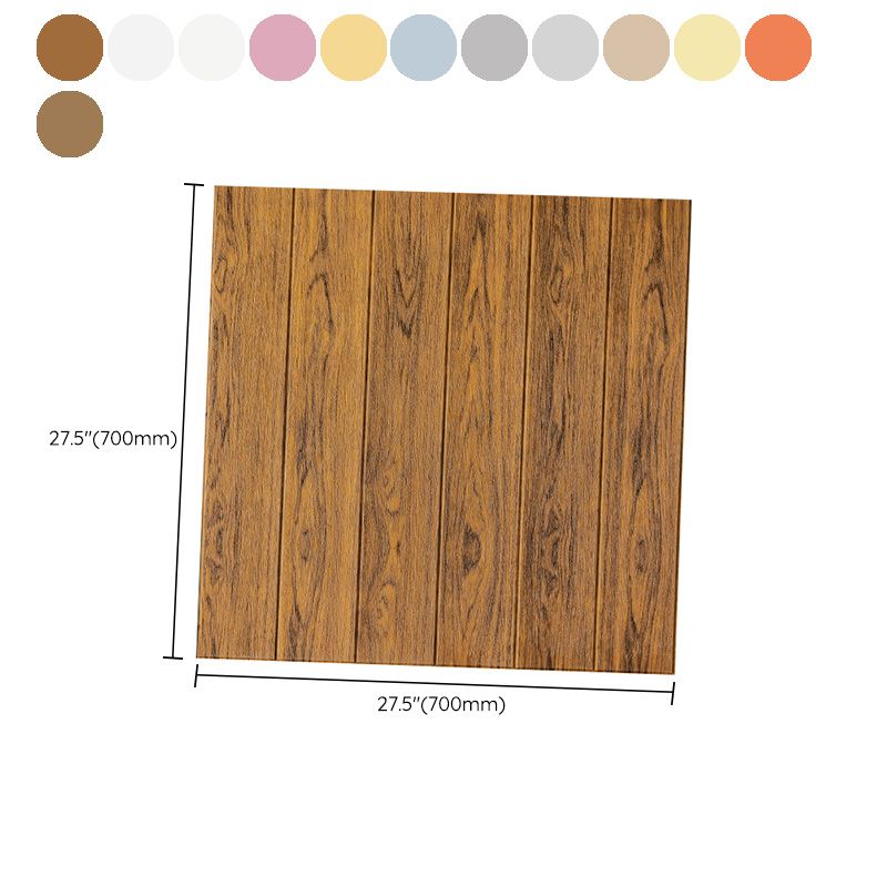 Living Room Wall Paneling Peel and Stick Wood Effect Design Waterproof Wall Paneling