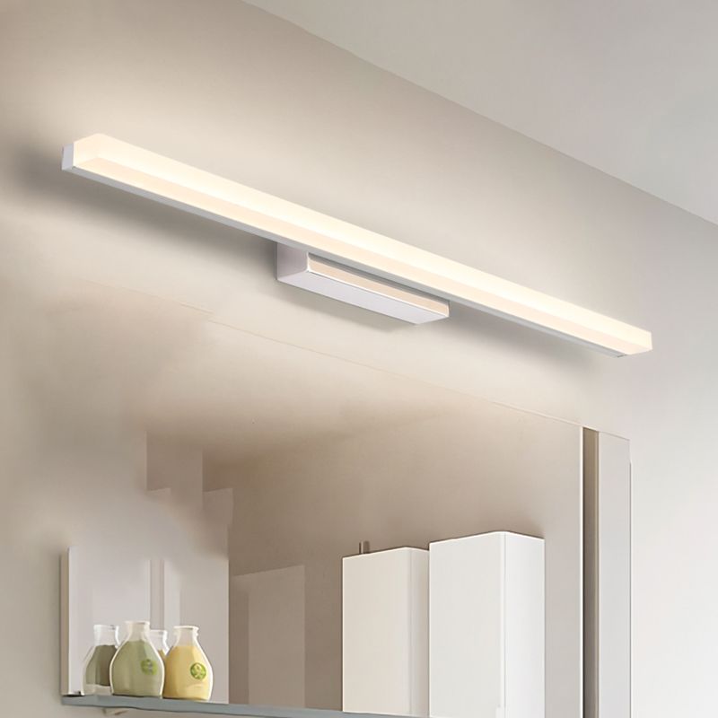 Lámpara de espejo de maquillaje LED lámpara de luz de estilo simple moderno para baño de baño