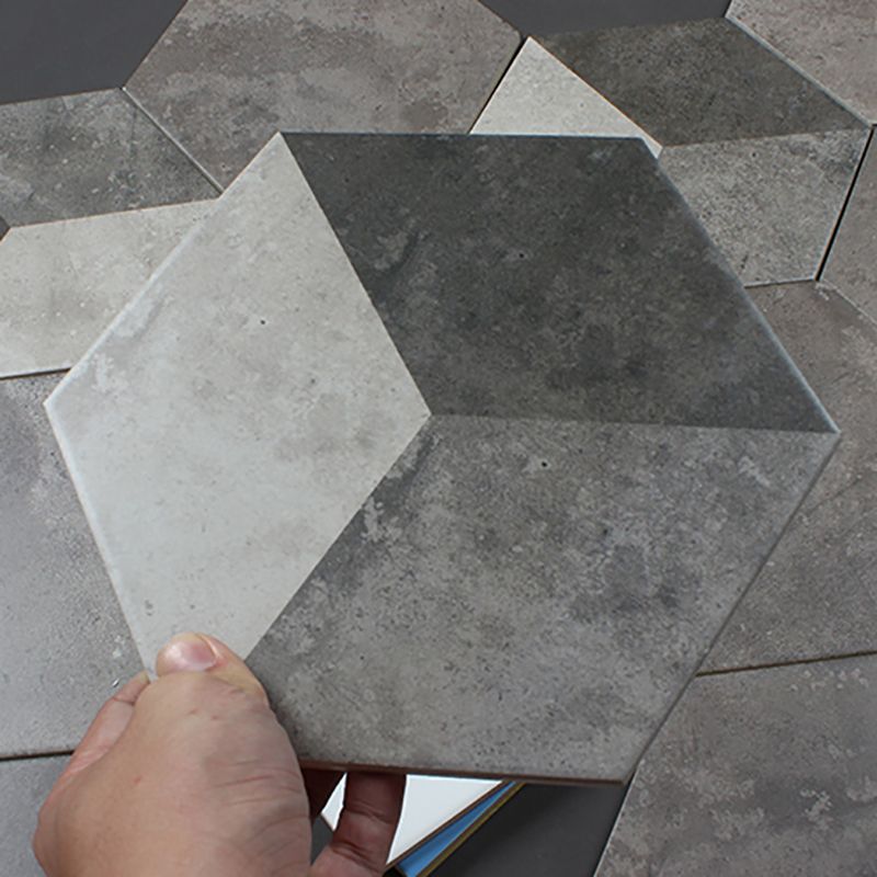 Modern Style Square Floor Tile Straight Edge Waterproof Concrete Floor Tile