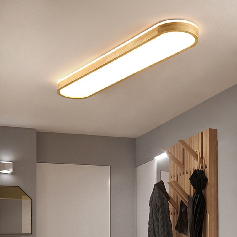 Lampe LED minimaliste nordique, plafonnier encastré pour salon et chambre à coucher