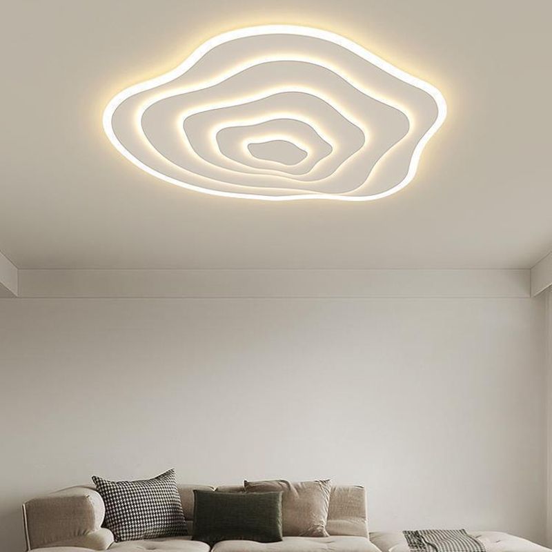 LED Flush Mount Lighting Contemporary Acrylic Ceiling Light for Home