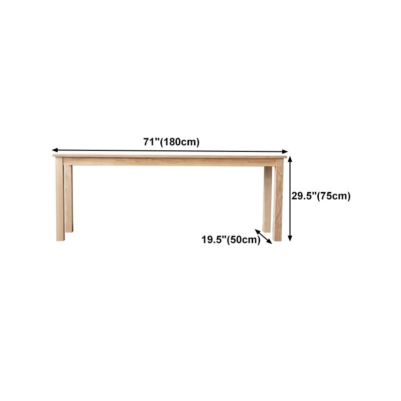 Contemporary Rectangle Bar Counter Table Dining Wooden Counter Table for Restaurant