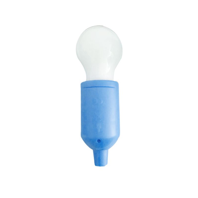 Decorative Bulb Shaped Ceiling Lighting Plastic Street Stall Battery Pendant Light with Pull Cord