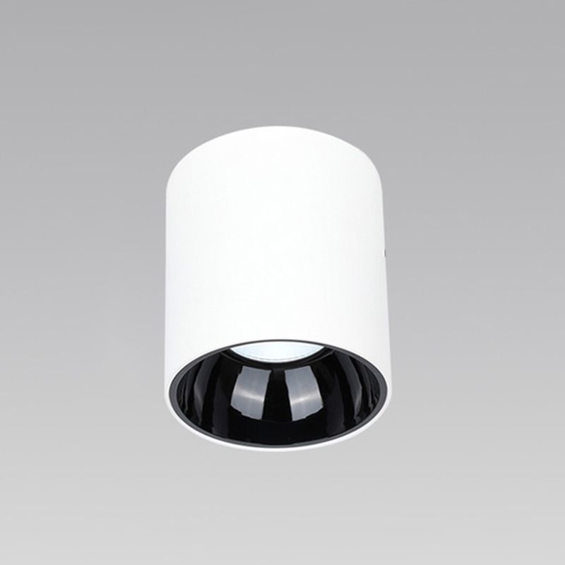 LED Flush Mount Modern Metal Geometric Shape Ceiling Light with Aluminum Shade