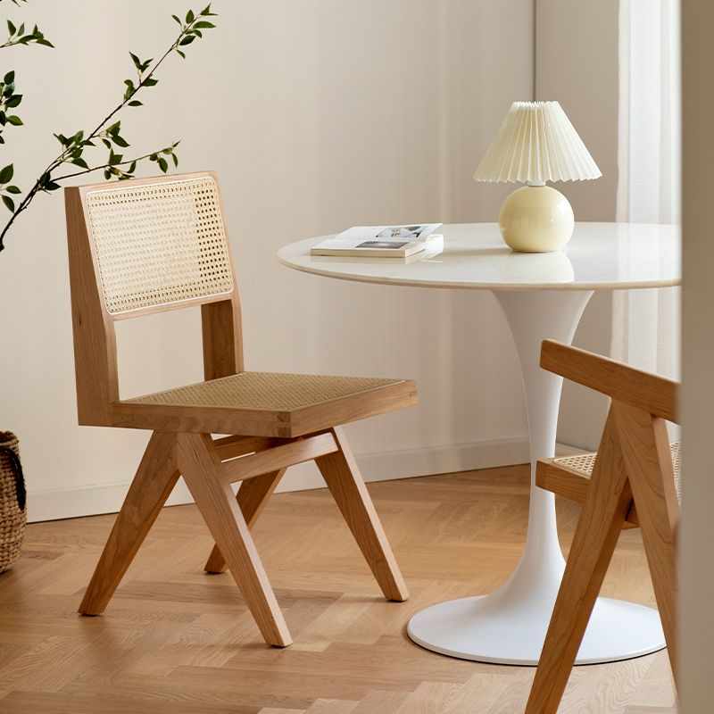 Modern Dining Room Dining Chairs Rubber Wood Dining Side Chairs