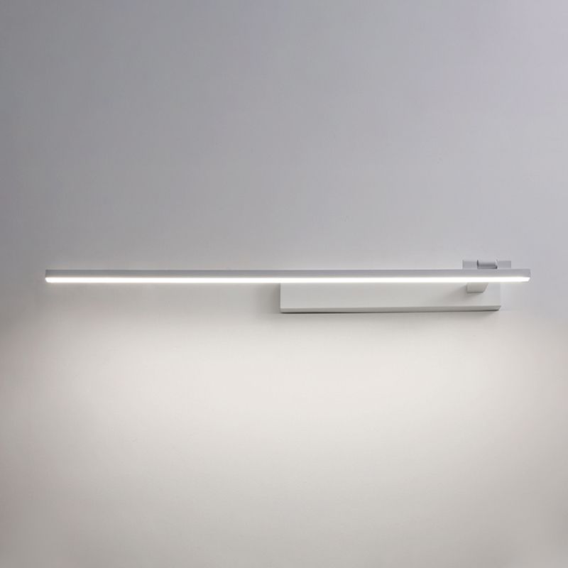 Iluminación de pared de metal lineal estilo moderno 1 lámpara de montaje de pared de luz