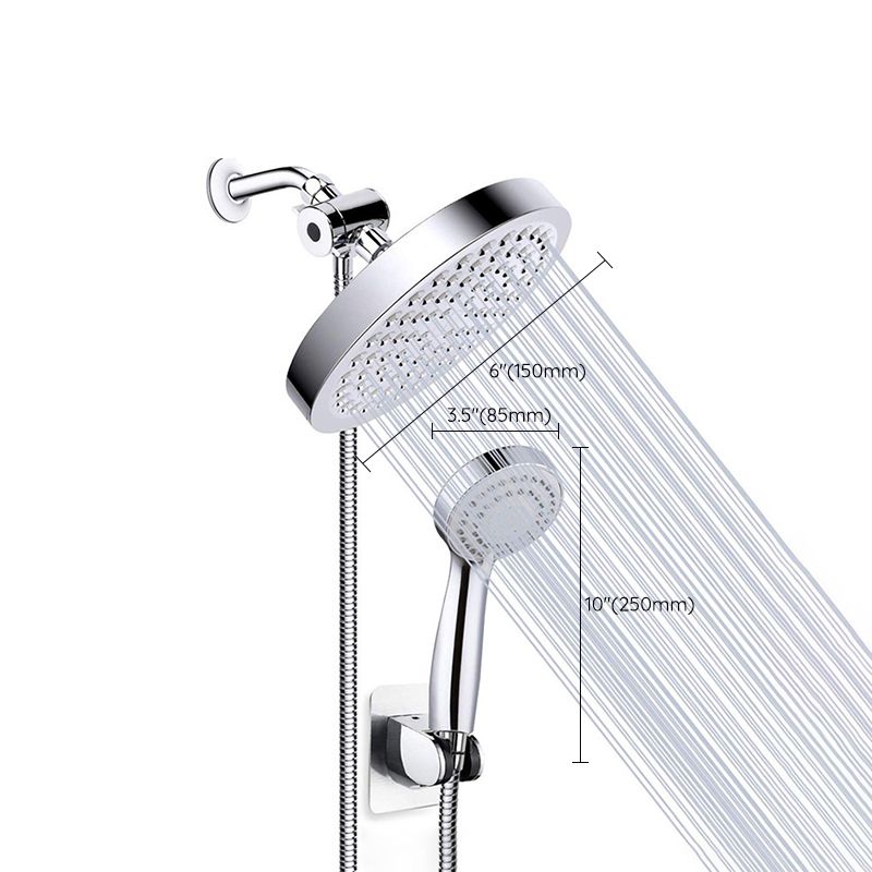 Contemporary Style Shower Head Metal Bathroom Shower Head with Hose