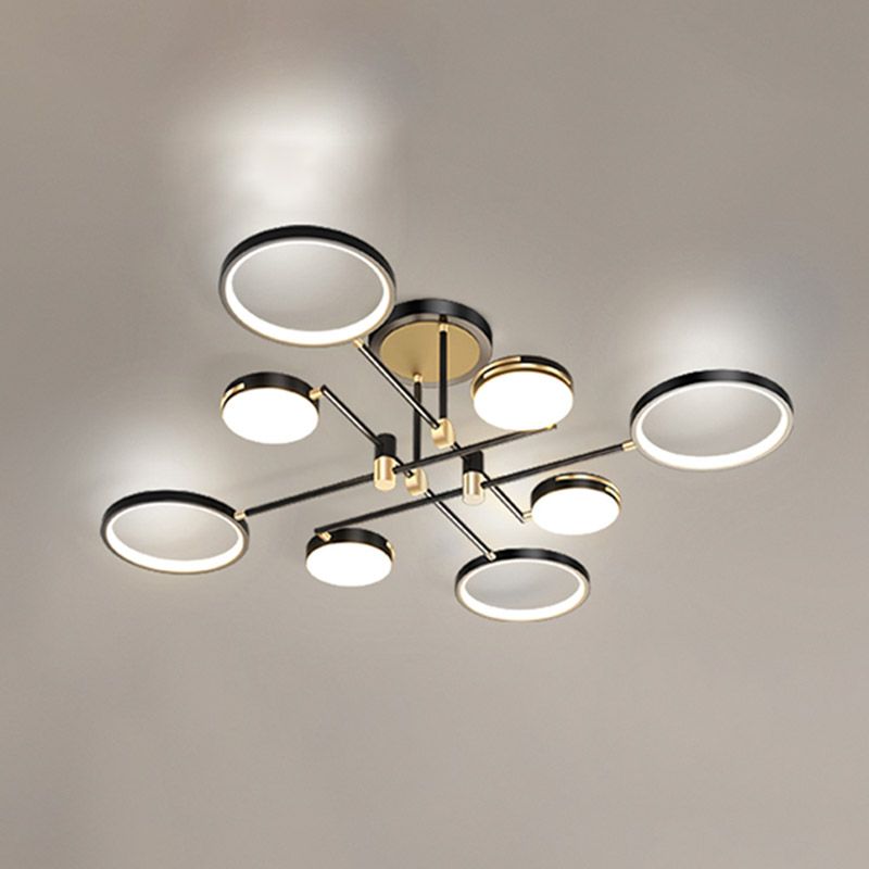 Multi-head Flush Mount Fixture Modern LED Flush Ceiling Light Fixtures for Dinning Room