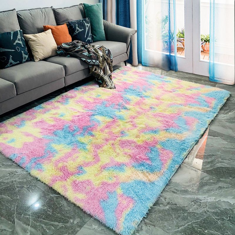 Fancy Ombre bedruckter Teppich Multi-farbiger Synthetikbereich Teppichfleckresistent Easy Care Indoor Teppich für Wohnzimmer