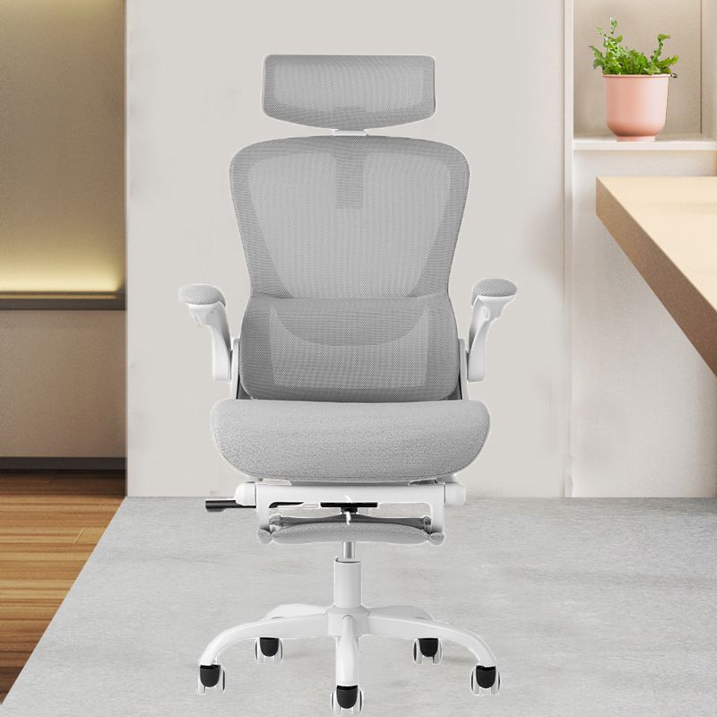 Modern Removable Arms Slide Chair No Distressing Ergonomic Desk Chair