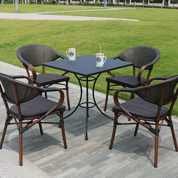 Contemporary Water Resistant Dining Table 2-Seater Patio Table