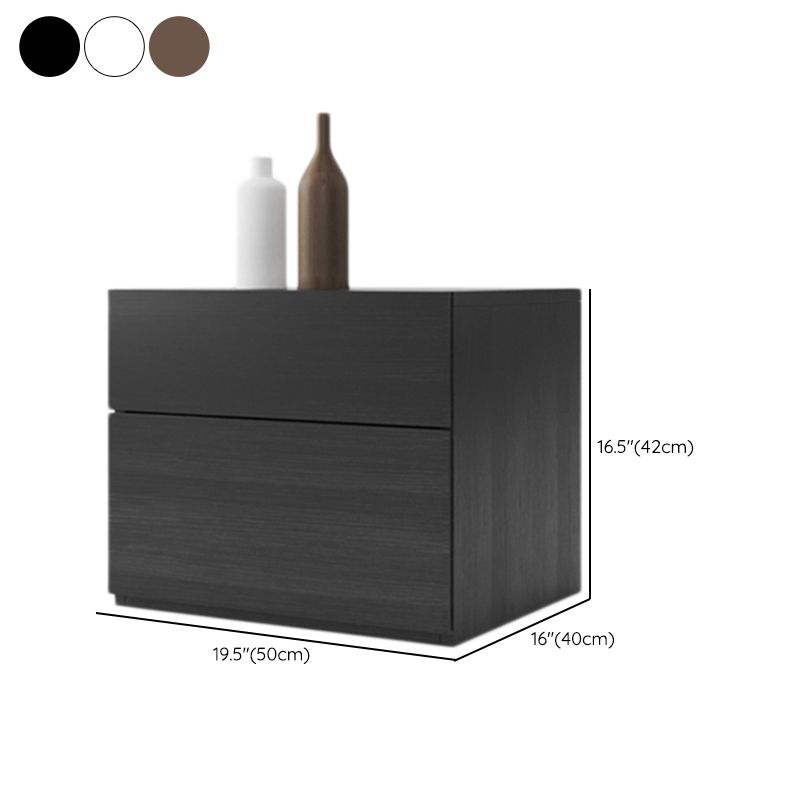 Contemporary Accent Table Nightstand Wooden Night Table for Home