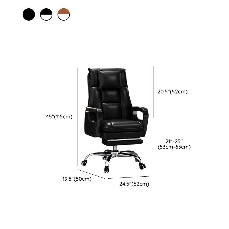 Modern Padded Arms Executive Chair Ergonomic Task Chair for Office