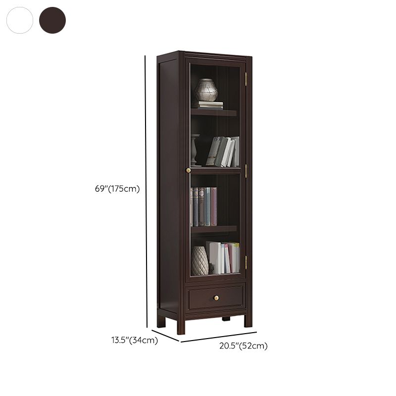 Standard Display Stand Scandinavian 13.5" W Display Cabinet for Dining Room