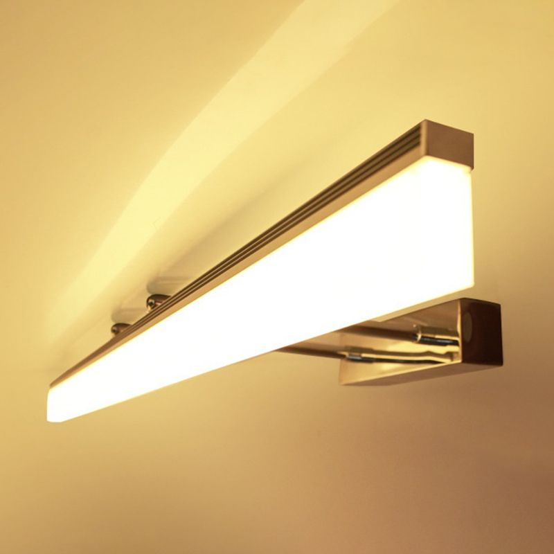 Linear Shape Wall Lamp Modern Style Acrylic 1 Lights Sconce Light in Gold