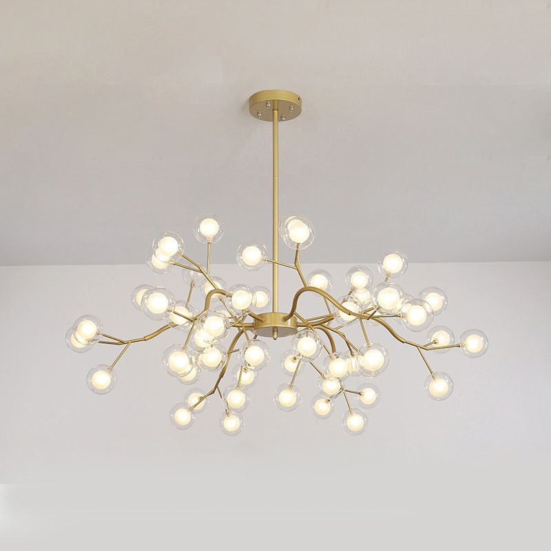 Chandelier de lustre en métal moderne en forme de branche LED ARRIMME LEMPORT