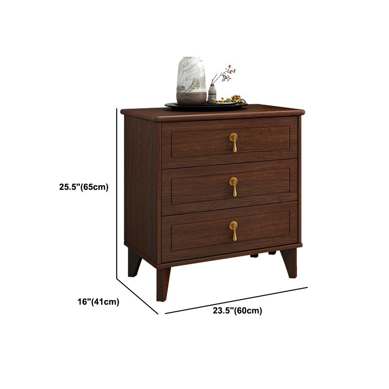 Solid Wood Storage Chest Dresser Modern Bedroom Storage Chest with Drawers