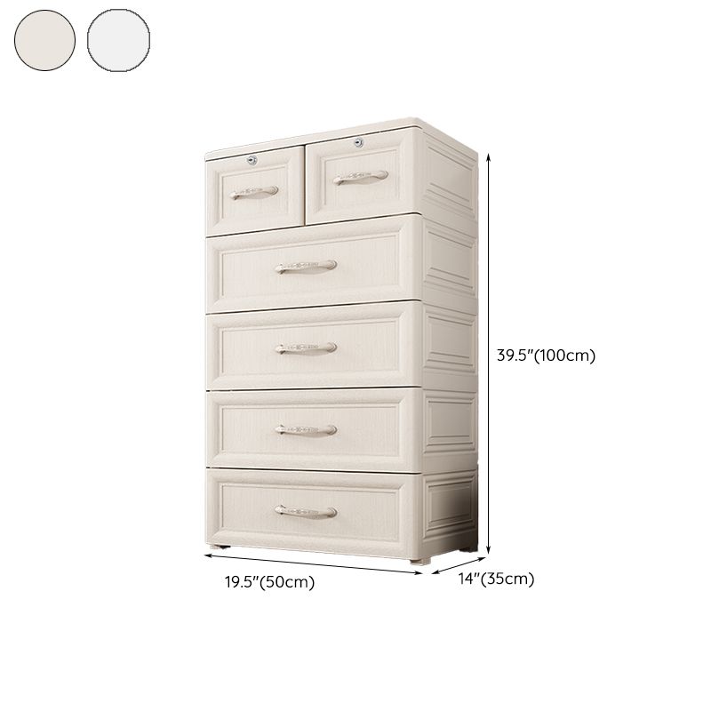 Scandinavian Nursery Dresser Chest Kids Nightstand with 6/5/10/12 Drawers