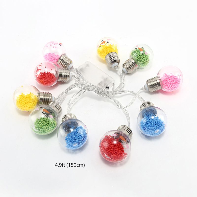 Christmas Element LED Festive Lamp Decorative Plastic Living Room String Light Set