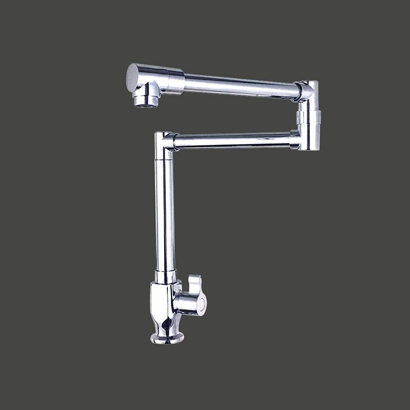 Modern Faucet 1-Handle 1-Hole Brass Single Level Low Profile Pot Filler Kitchen Faucet