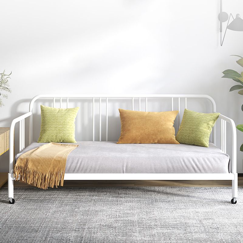 Scandinavian No Theme Kid Bed Metal Frame Solid Color Daybed