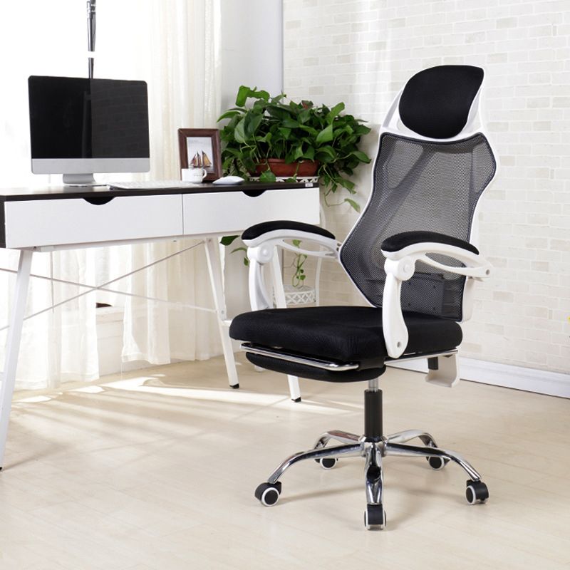 Contemporary Desk Chair Breathable AirGrid Black Office Chair