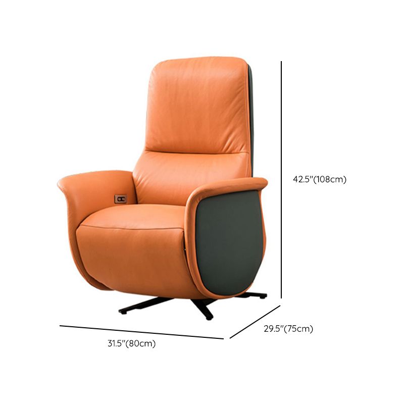 Scandinavian Swivel Base Standard Recliner Single Recliner Chair