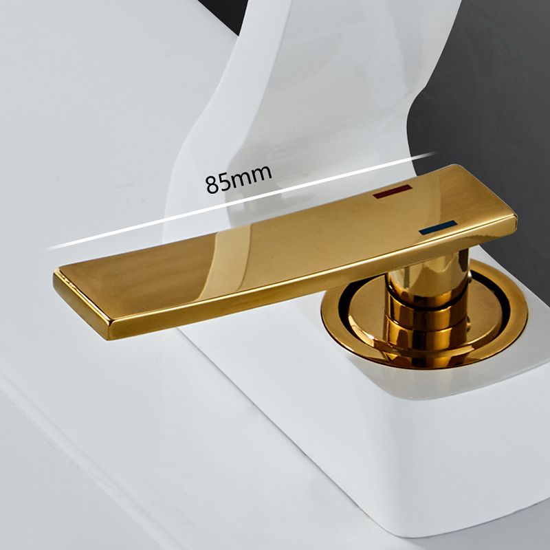 Modern Single Handle Sink Faucet Bathroom Brass Centered Faucet